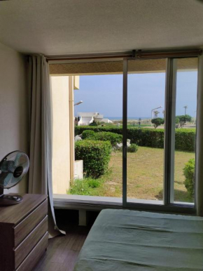 Studio cabine fermée - Vue et accès direct mer